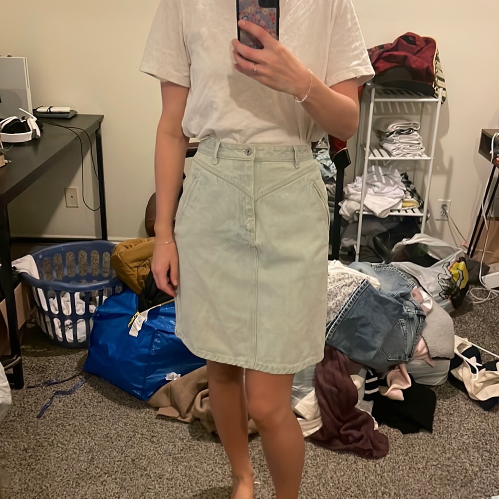 Vintage Denim Skirt